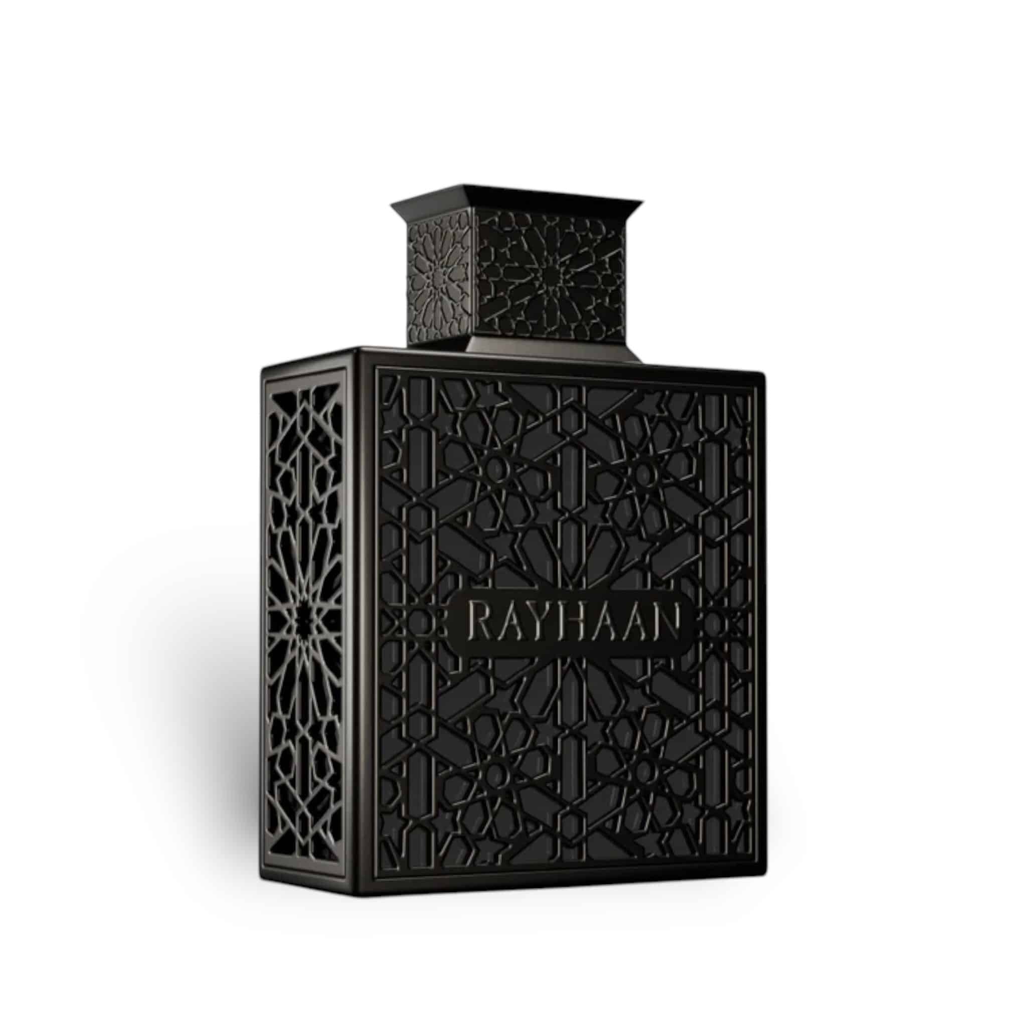 Rayhaan Obsidian 100ml Eau de Parfum by Rayhaan fragrance packaging front view