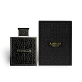 Rayhaan Obsidian 100ml Eau de Parfum by Rayhaan bottle and box