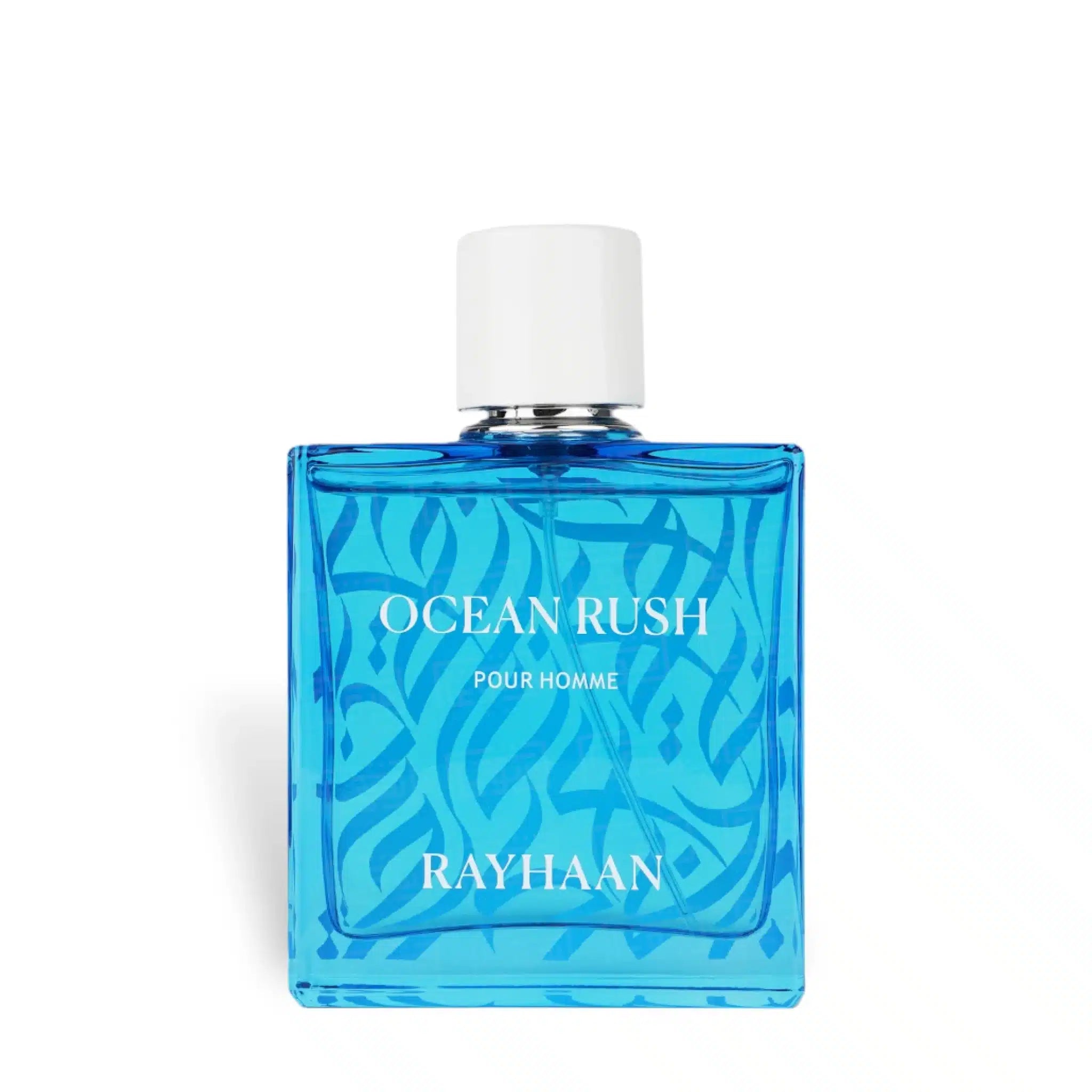 Rayhaan Ocean Rush 100ml Eau de Parfum by Rayhaan fragrance bottle