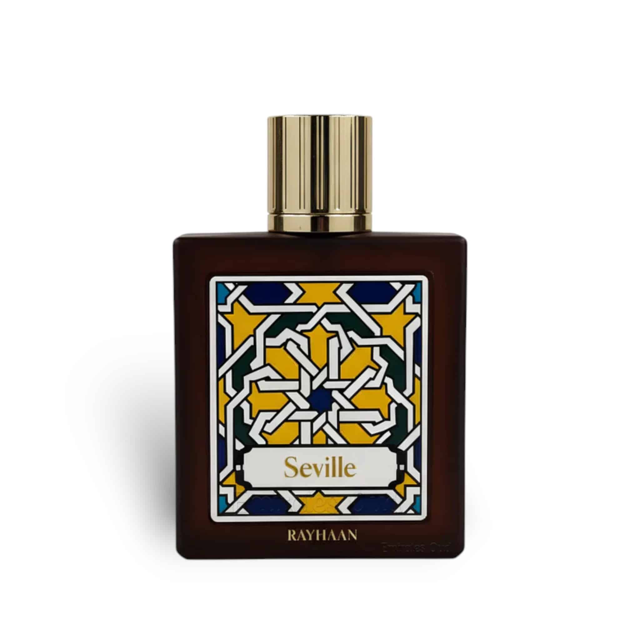Rayhaan Seville 100ml Eau de Parfum by Rayhaan fragrance packaging front view
