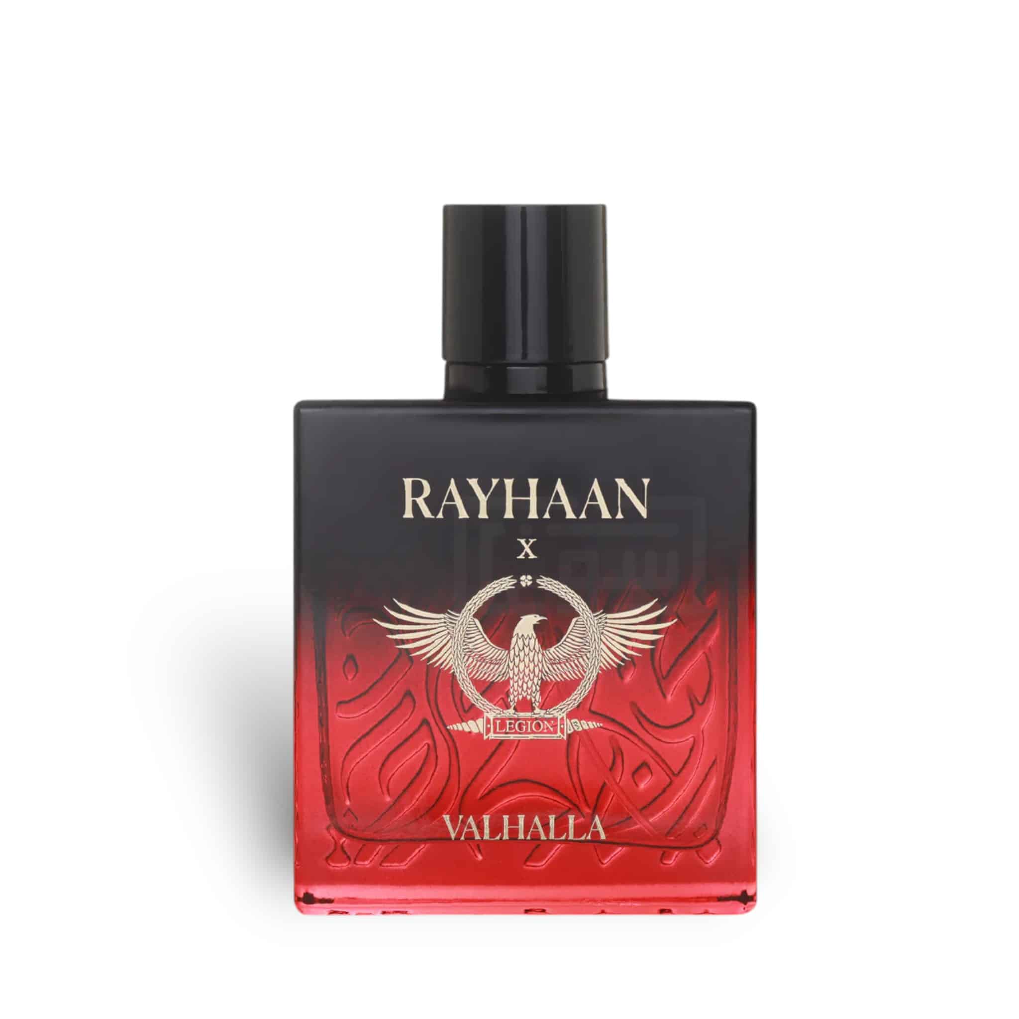 Rayhaan X Valhalla 100ml Eau de Parfum by Rayhaan fragrance packaging front view