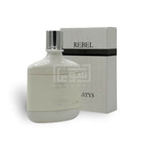 Rebel (Elsatys Leather Collection) 100ml Eau de Parfum by Parisis Parfums bottle and box
