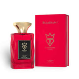 Red Static 100ml Eau de Parfum by Bujairami perfume bottle close up