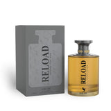 Reload Intense 100ml Eau de Parfum by Lattafa bottle and box