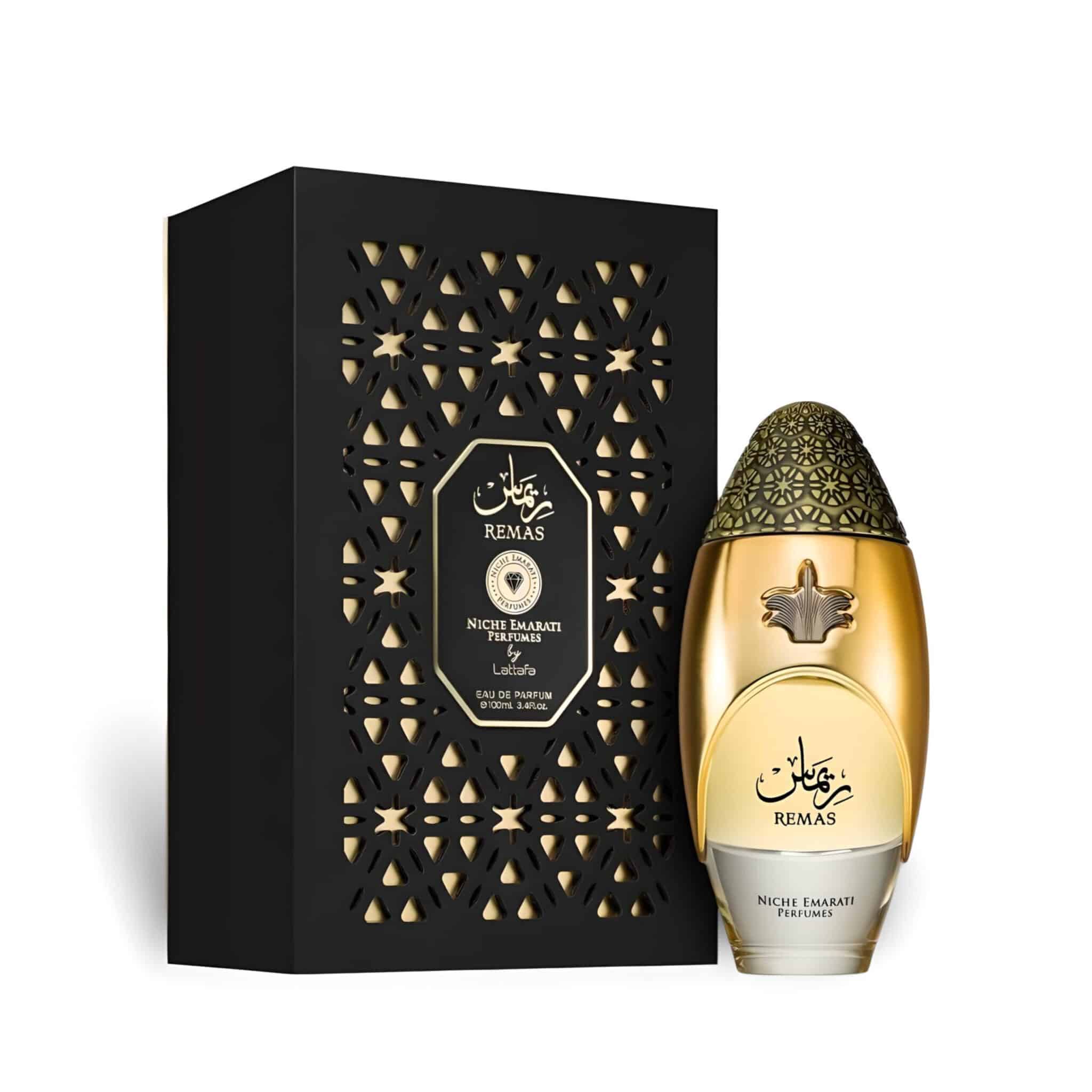 Remas 100ml Eau de Parfum by Niche Emarati fragrance bottle