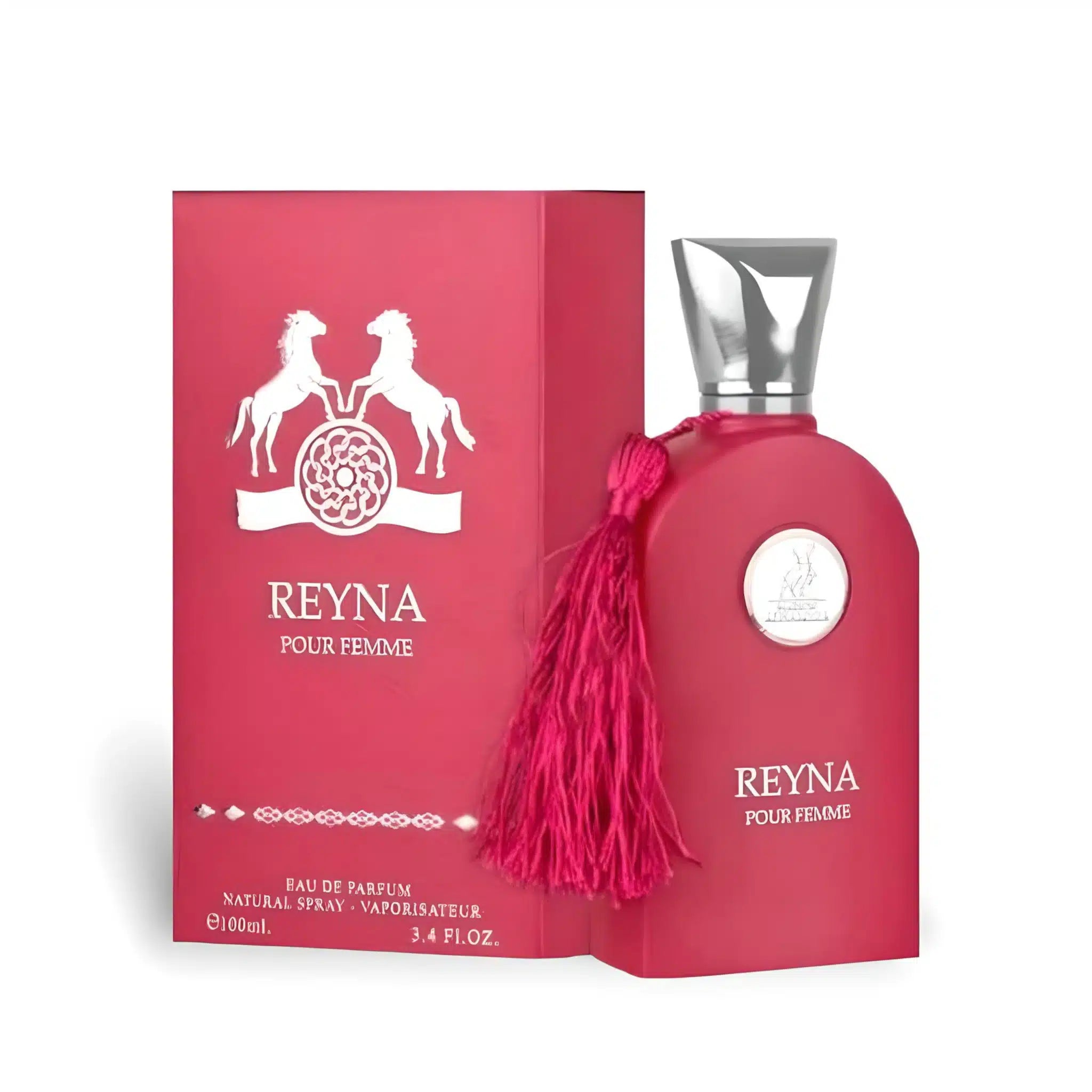 Reyna 100ml Eau de Parfum by Maison Alhambra bottle and box
