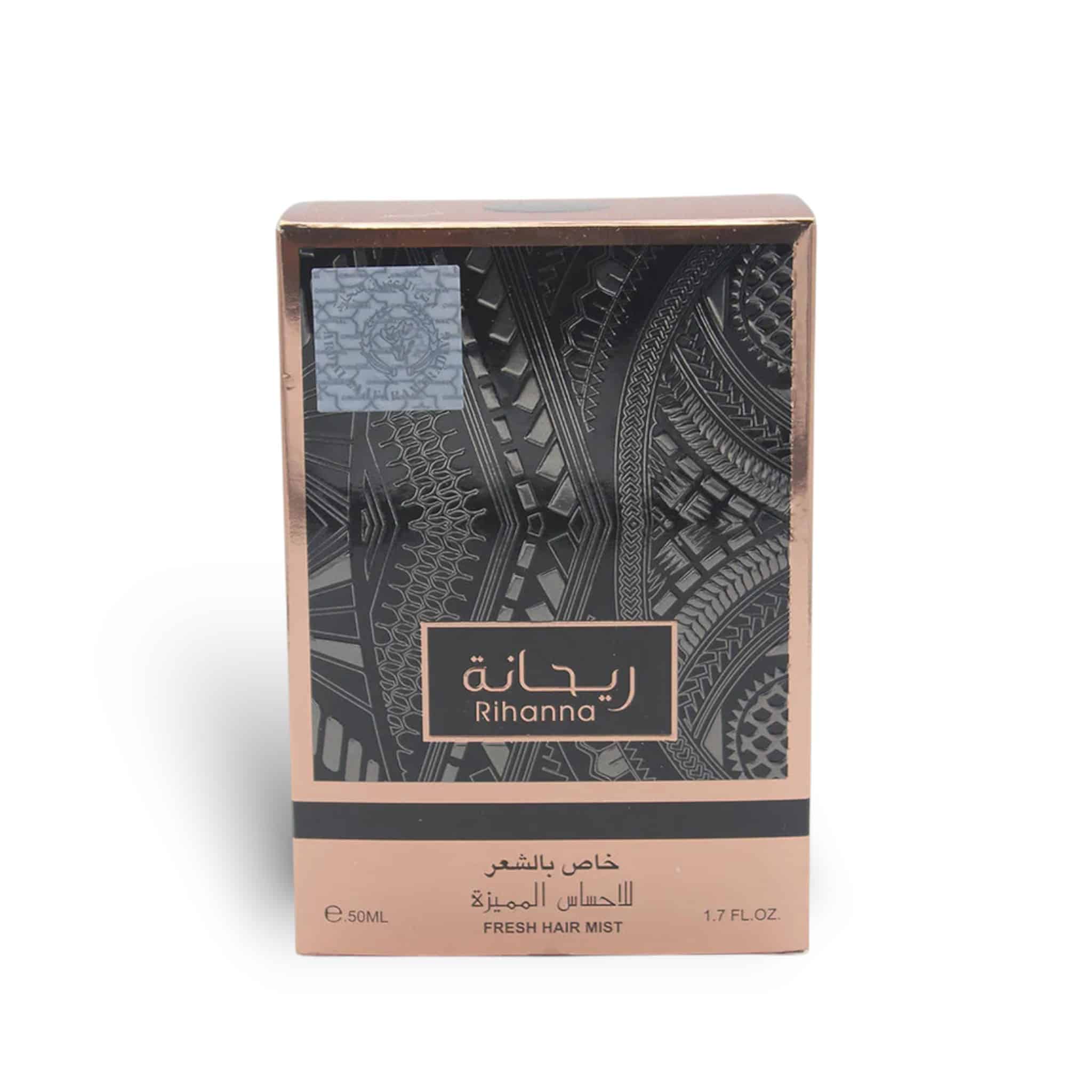 Rihanna Fresh Hair Mist 50ml Eau de Parfum by Ard Al Zaafaran bottle and box