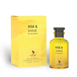 Rise & Shine 100ml Eau de Parfum by Lattafa bottle and box