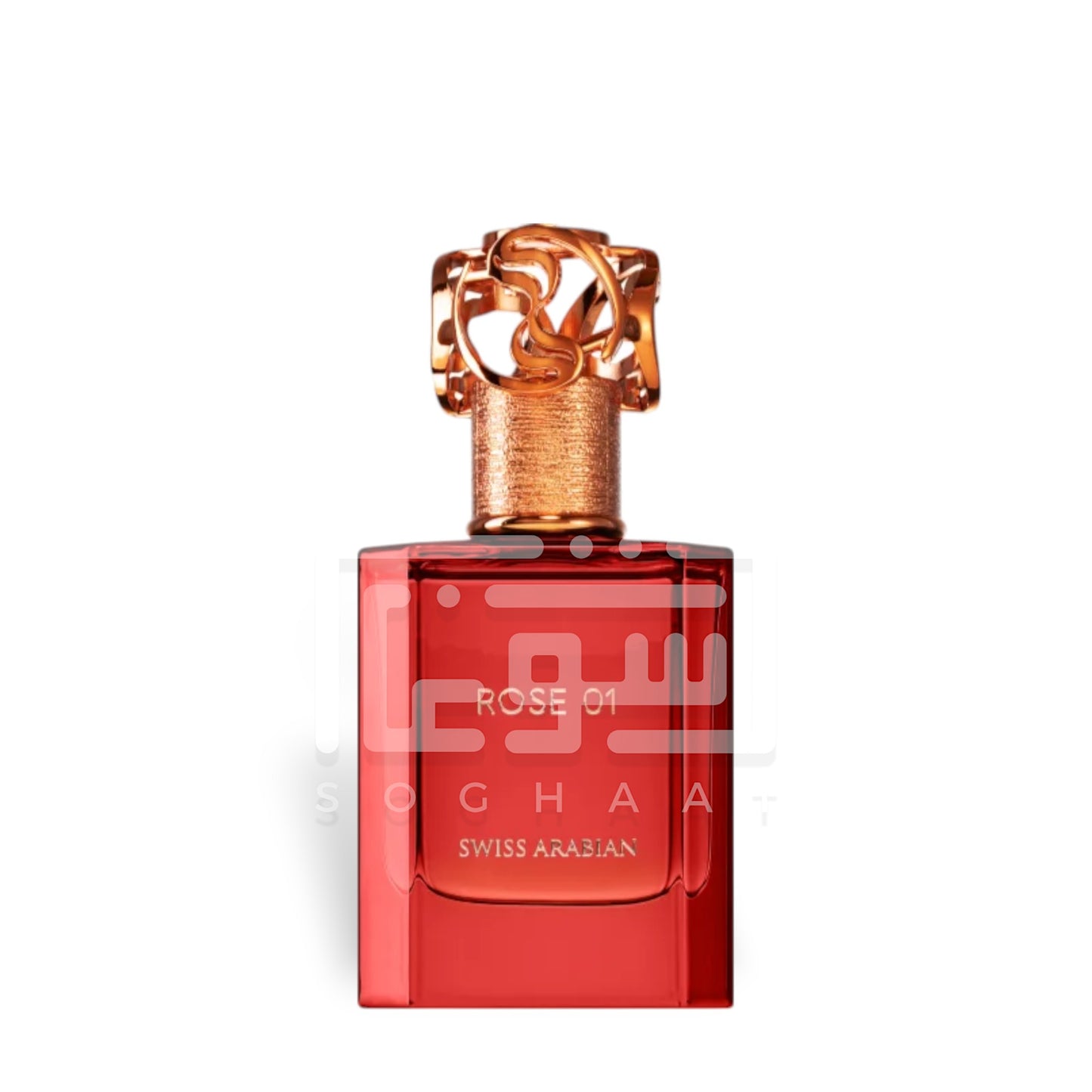 Rose 01 50ml Extrait de Parfum by Swiss Arabian perfume bottle close up