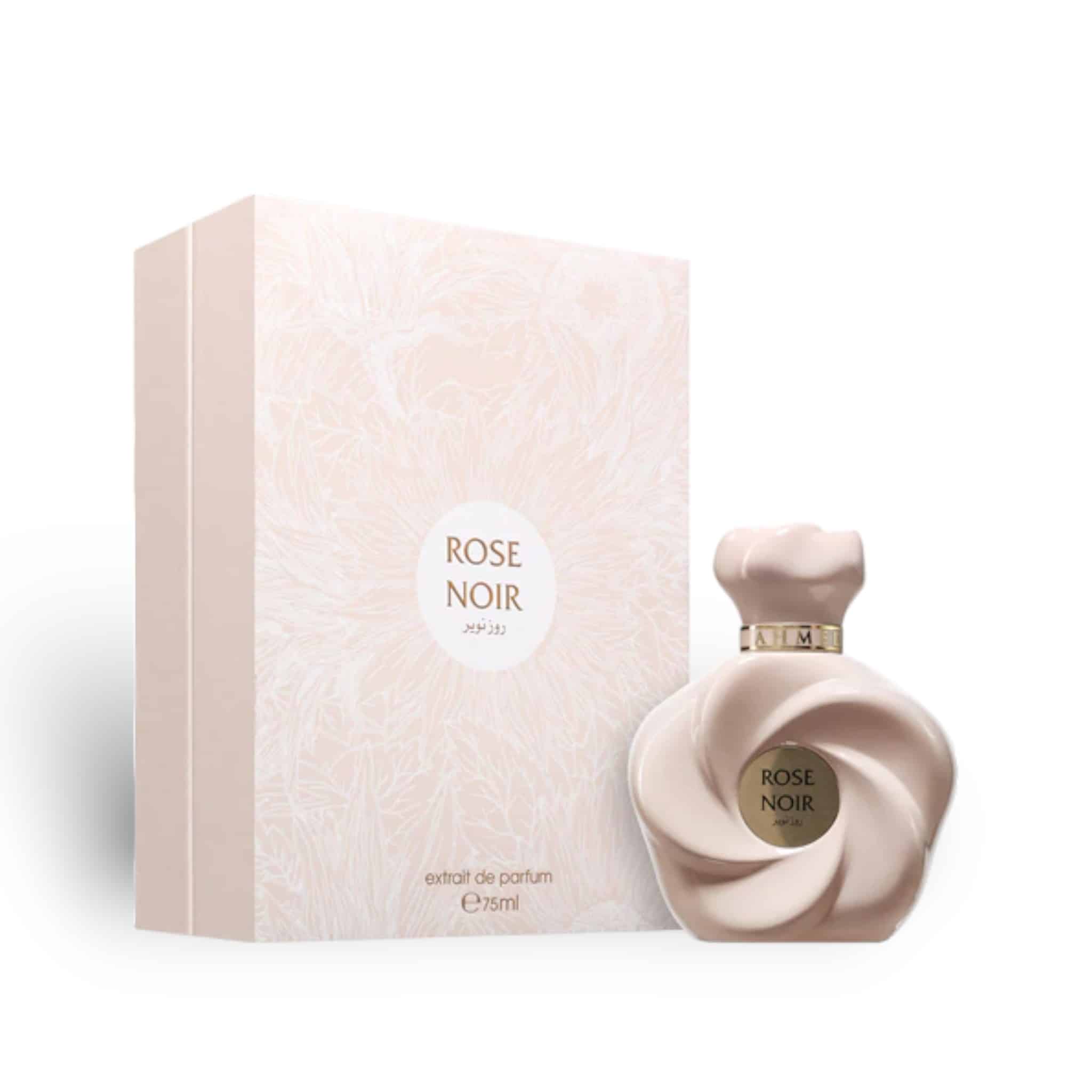 Rose Noir 75ml Extrait de Parfum by Ahmed Al Maghribi fragrance bottle