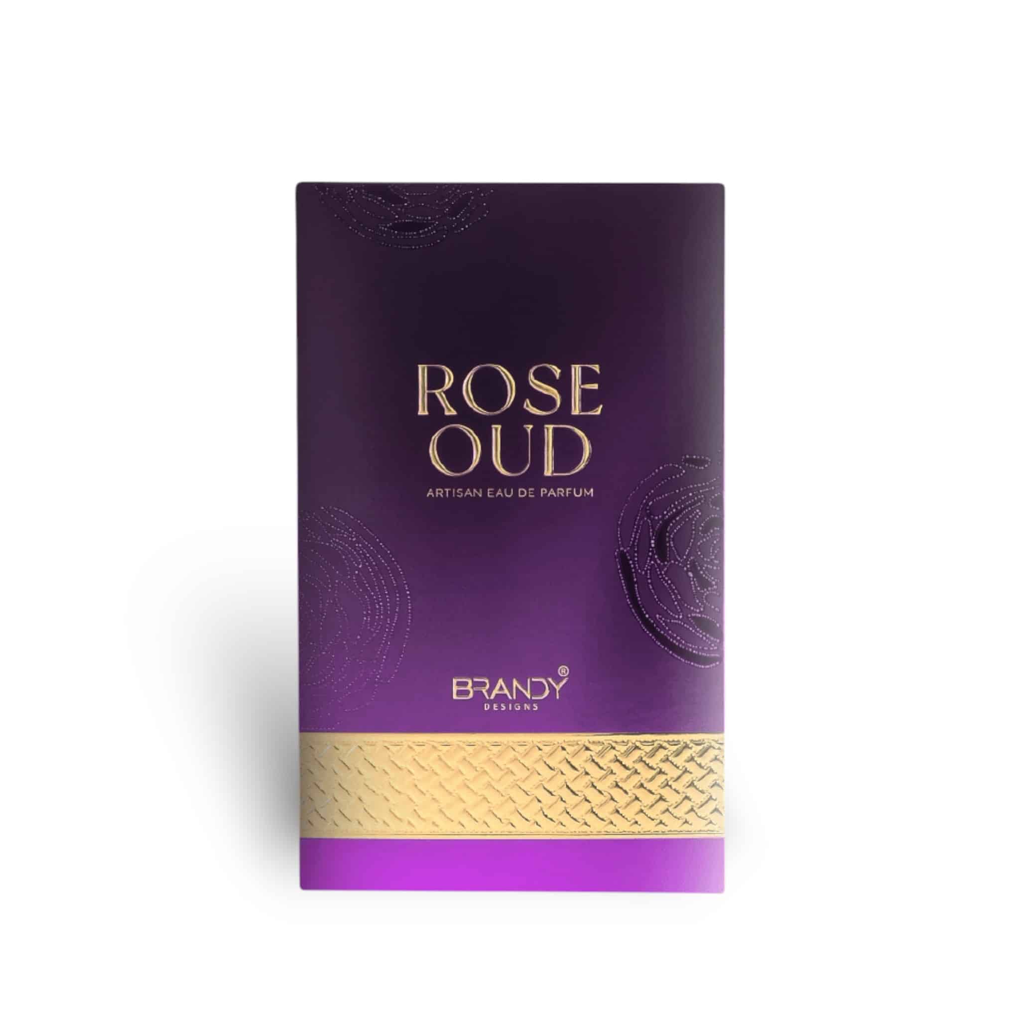 Rose Oud 100ml Eau de Parfum by Brandy Designs perfume bottle close up
