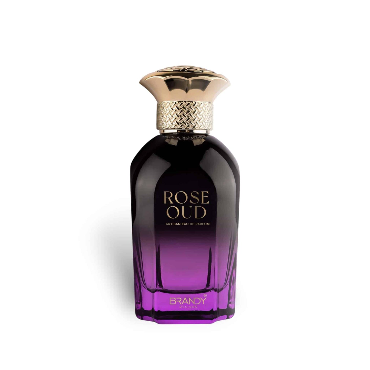Rose Oud 100ml Eau de Parfum by Brandy Designs fragrance packaging front view