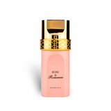 Rose & Romance in Gold 100ml Eau de Parfum by Khadlaj fragrance packaging front view