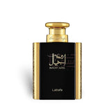 Rouat Ajial 100ml Eau de Parfum by Lattafa perfume bottle close up