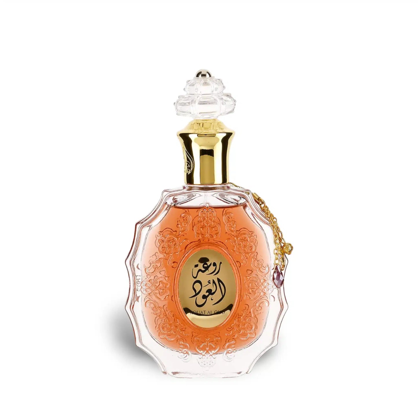 Rouat Al Oud 100ml Eau de Parfum by Lattafa fragrance packaging front view