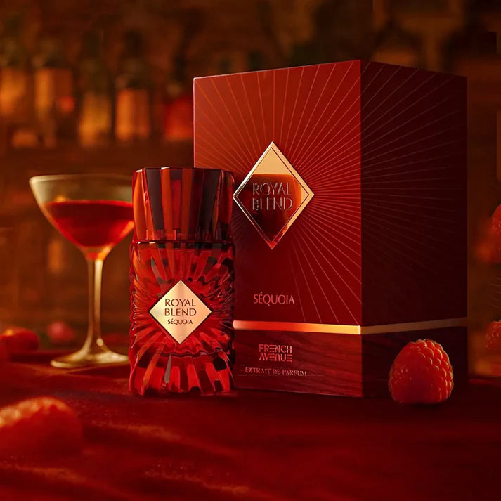 Royal Blend Sequoia 100ml Extrait de Parfum by French Avenue bottle and box