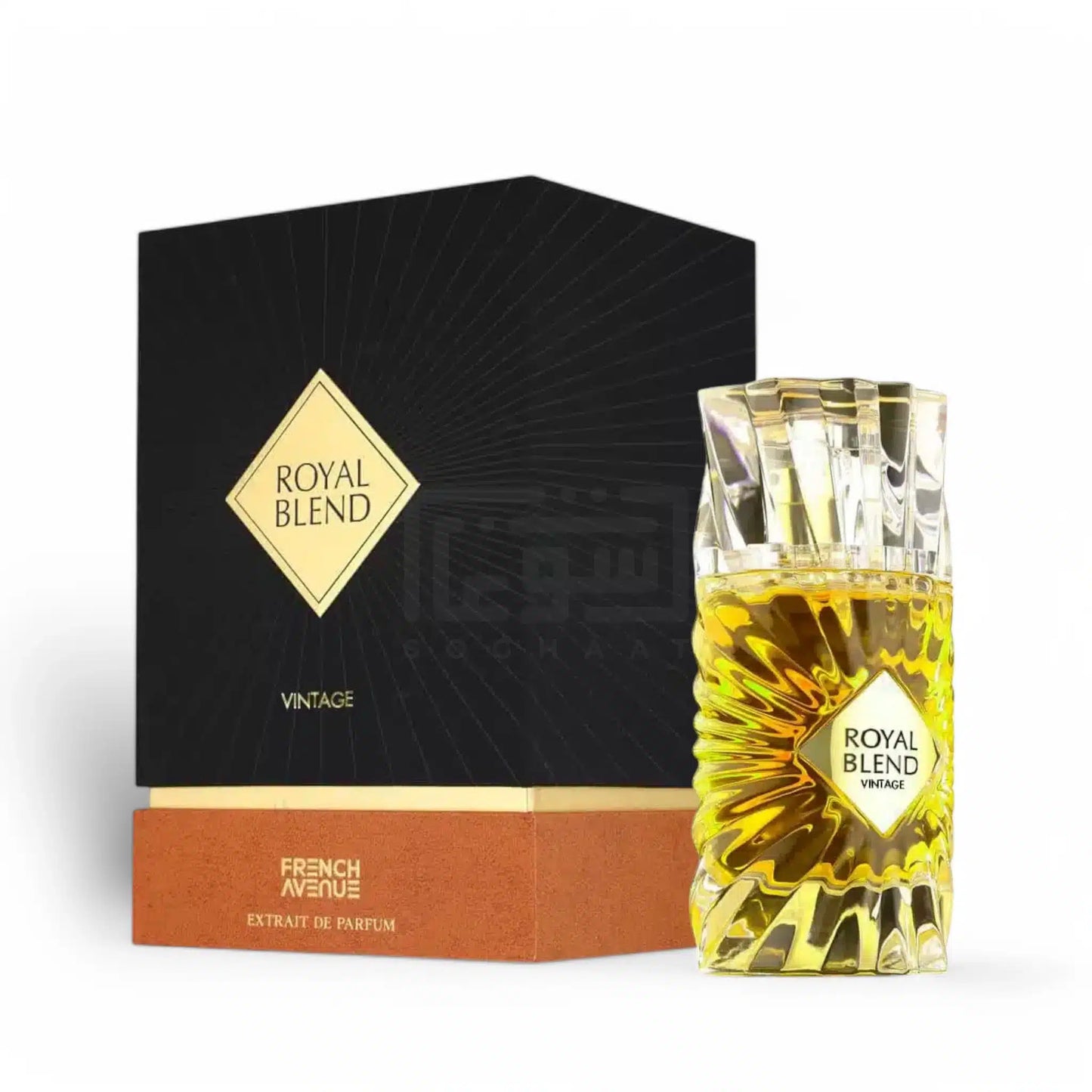 Royal Blend Vintage 100ml Eau de Parfum by French Avenue bottle and box