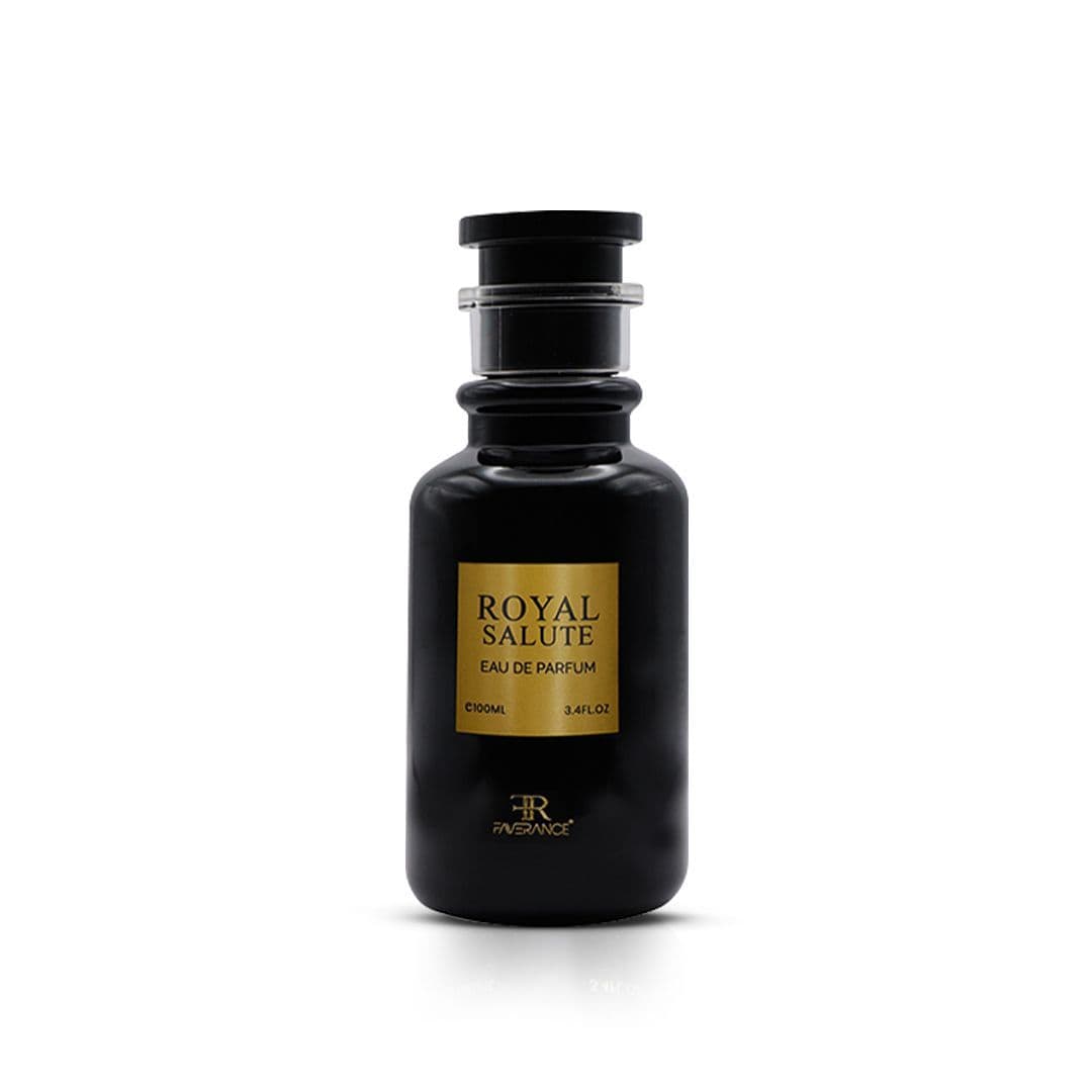 Royal Salute 100ml Eau de Parfum by Faverance fragrance bottle