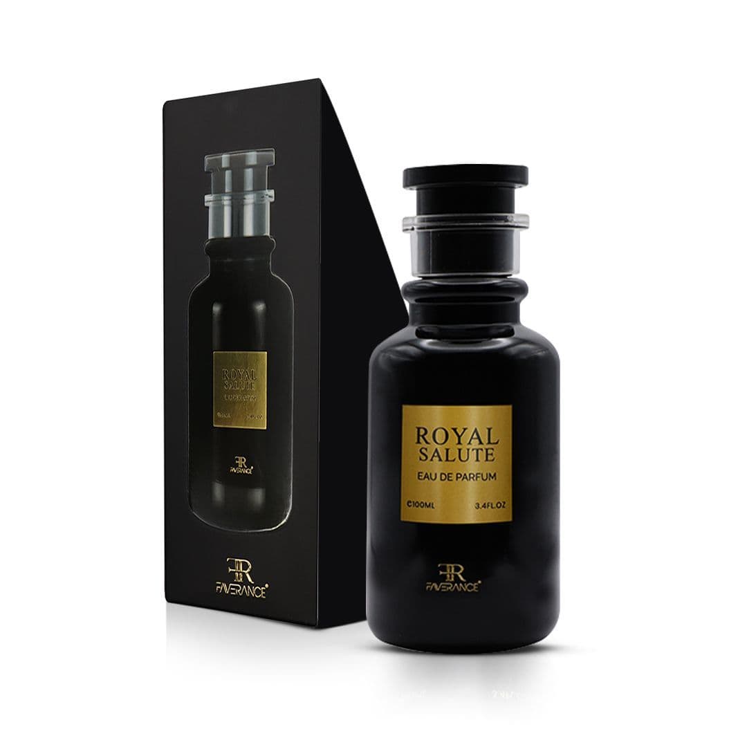 Royal Salute 100ml Eau de Parfum by Faverance fragrance bottle