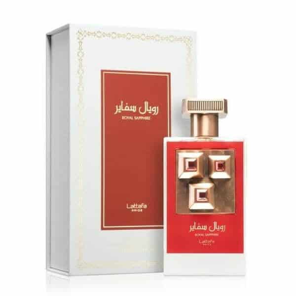 Royal Sapphire 100ml Eau de Parfum by Lattafa Pride fragrance bottle