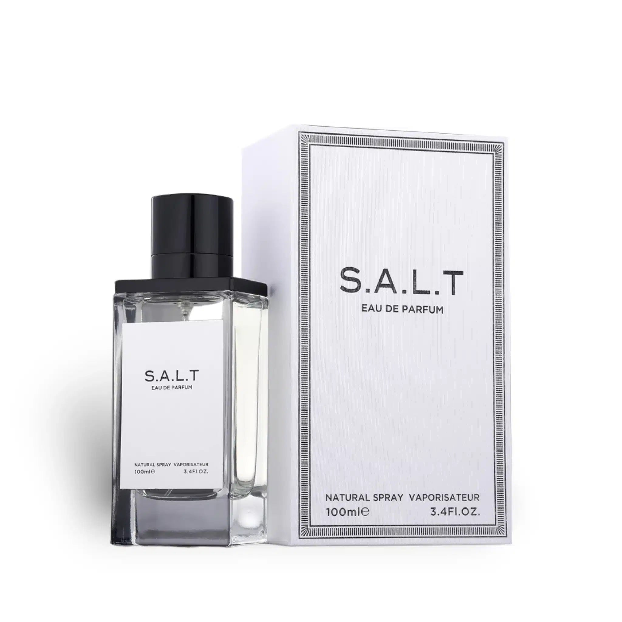 S.A.L.T 100ml Eau de Parfum by Fragrance World bottle and box