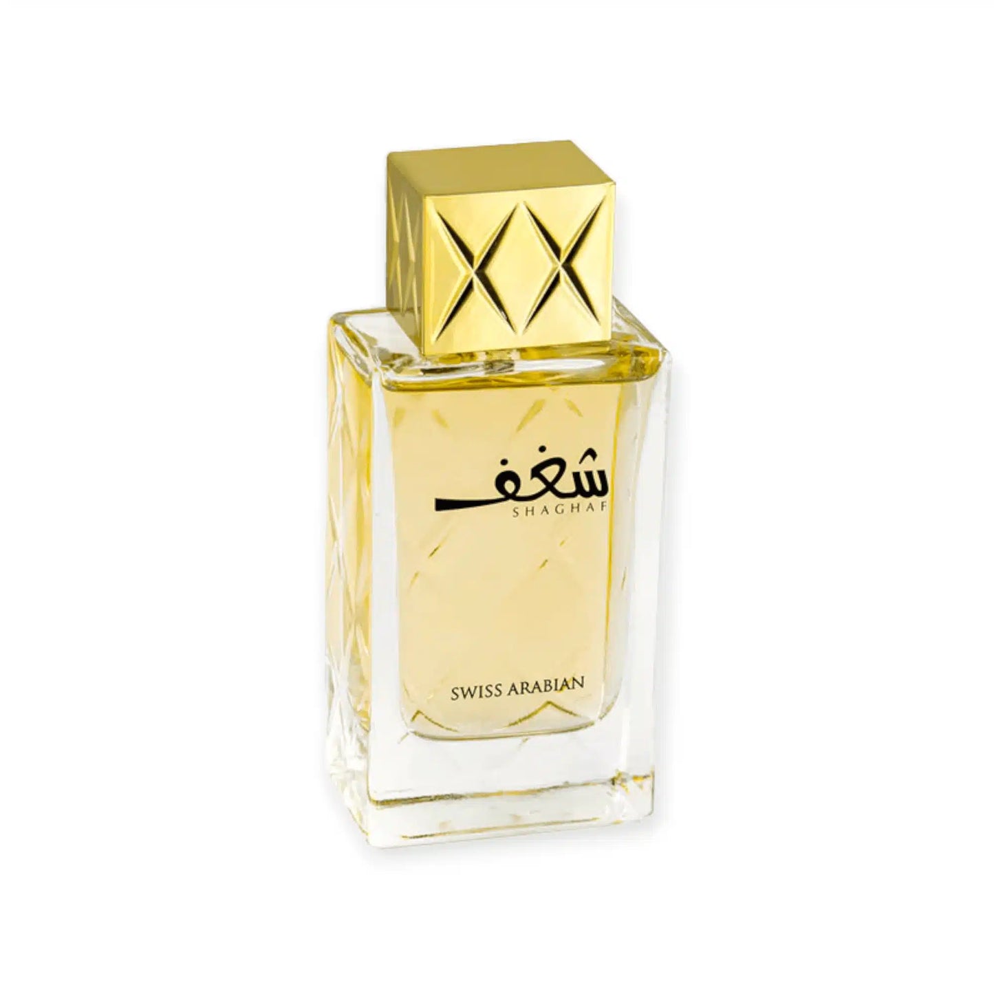 Shaghaf 75ml Eau de Parfum by Swiss Arabian fragrance packaging front view