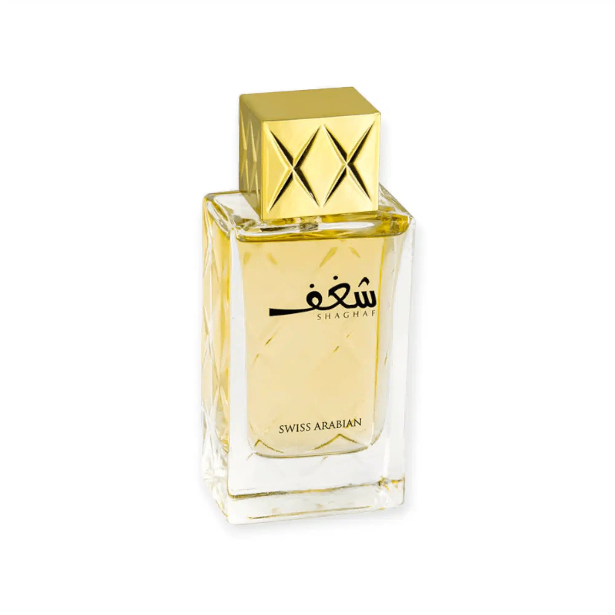 Shaghaf 75ml Eau de Parfum by Swiss Arabian fragrance packaging front view