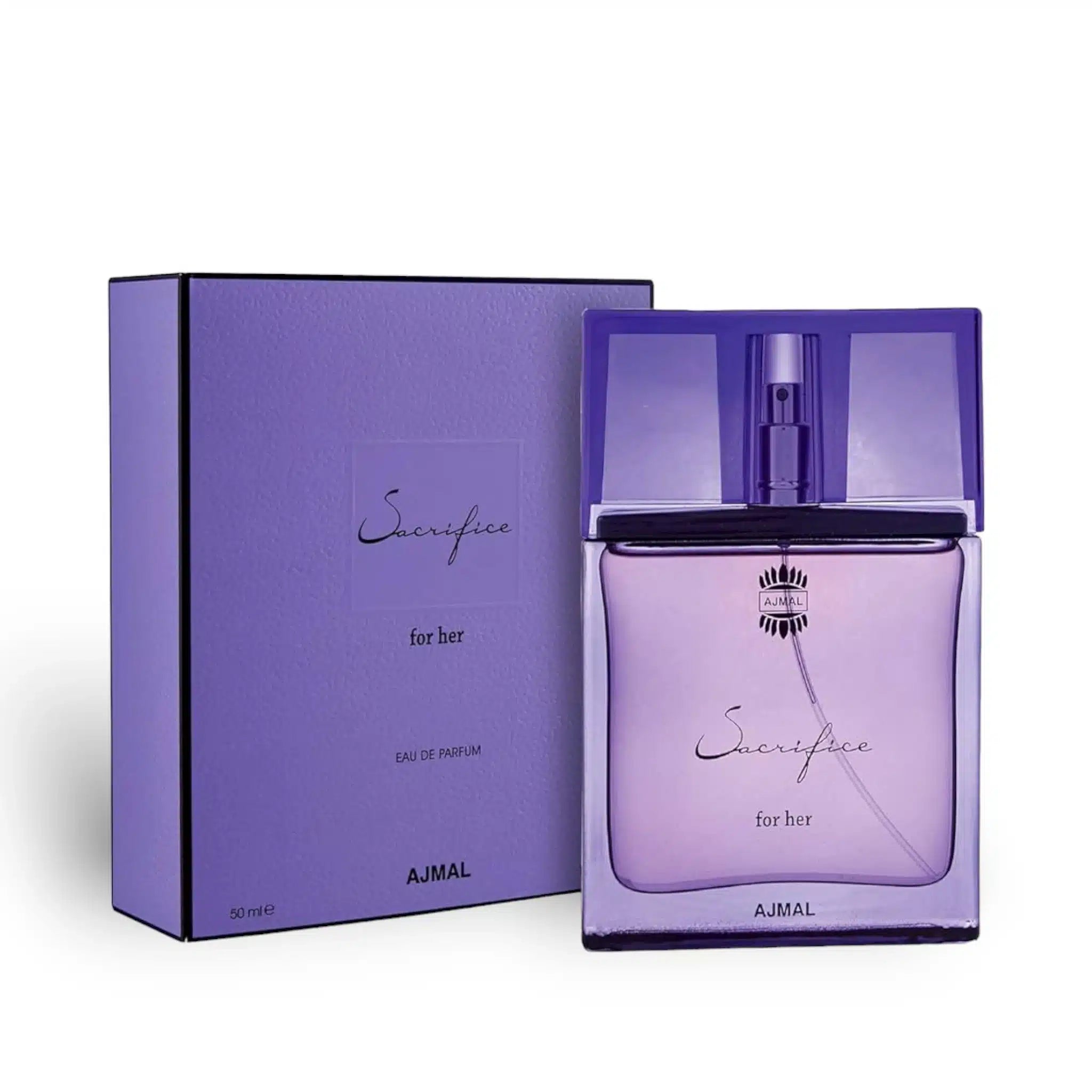 Sacrifice For Her 50ml Eau de Parfum by Ajmal fragrance bottle