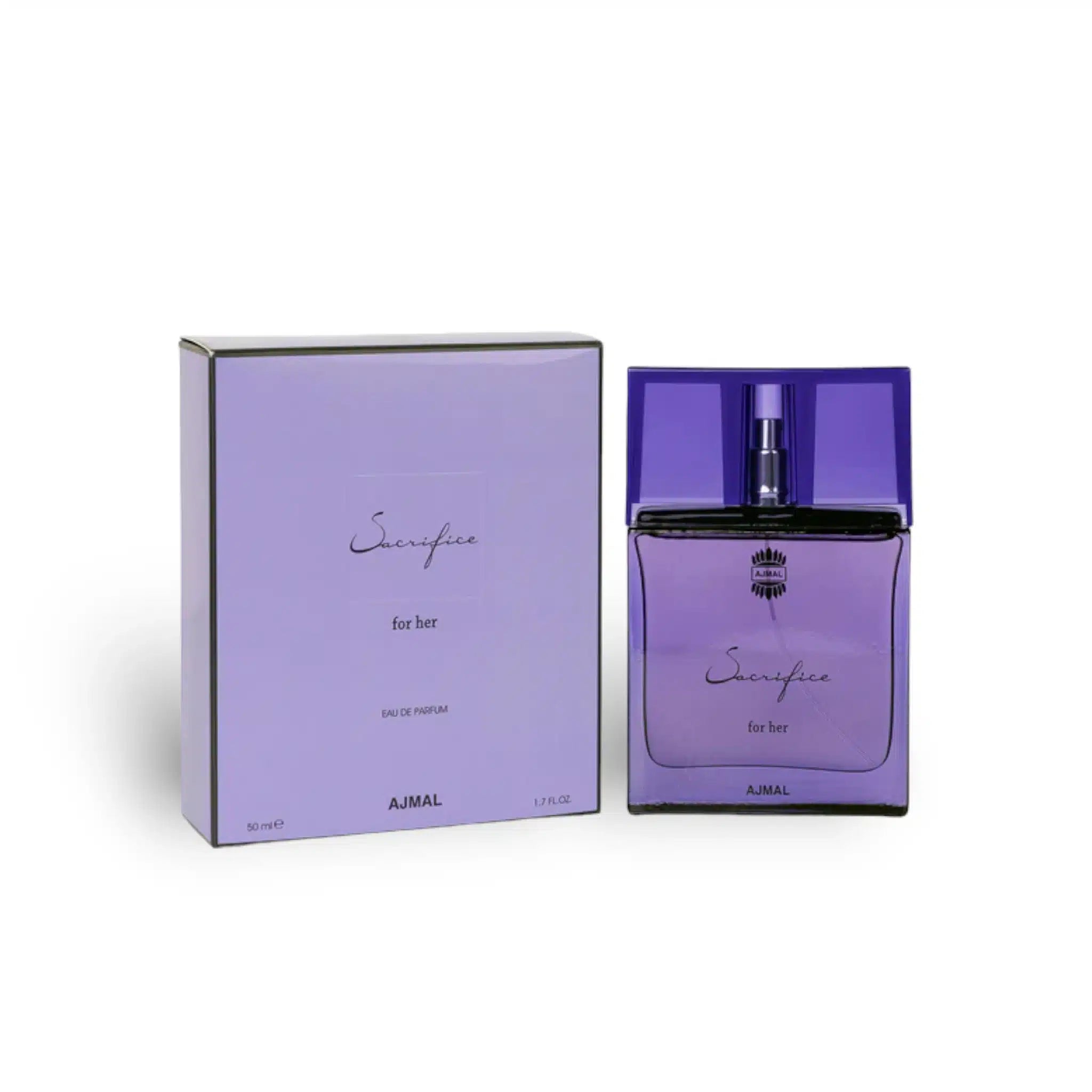Sacrifice For Her 50ml Eau de Parfum by Ajmal fragrance bottle