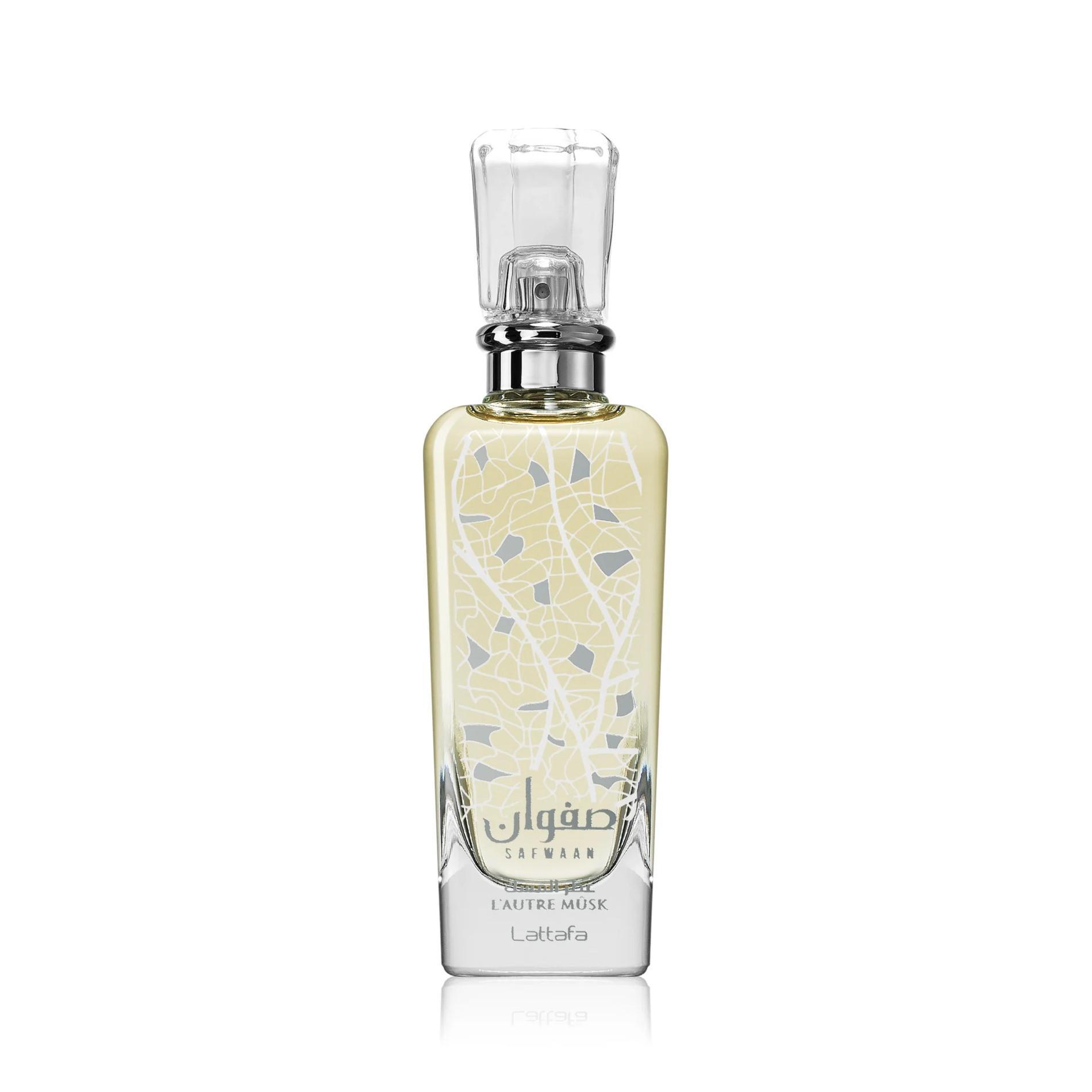 Safwaan L'autre Musk 100ml Eau de Parfum by Lattafa bottle and box