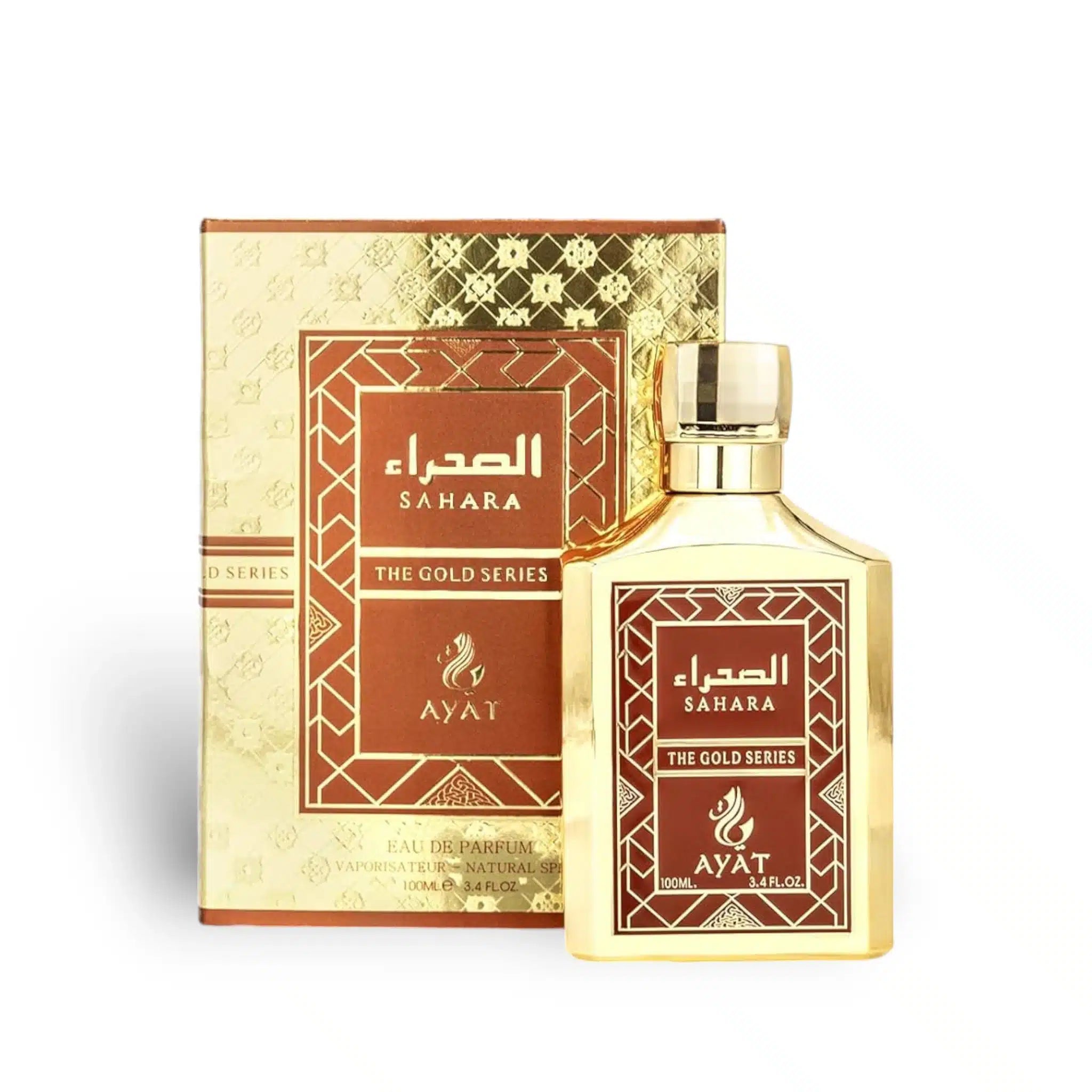 Sahara The Gold Series 100ml Eau de Parfum by Ayat Arabian perfume product image