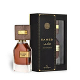 Saheb 70ml Eau de Parfum by Ard Al Zaafaran bottle and box