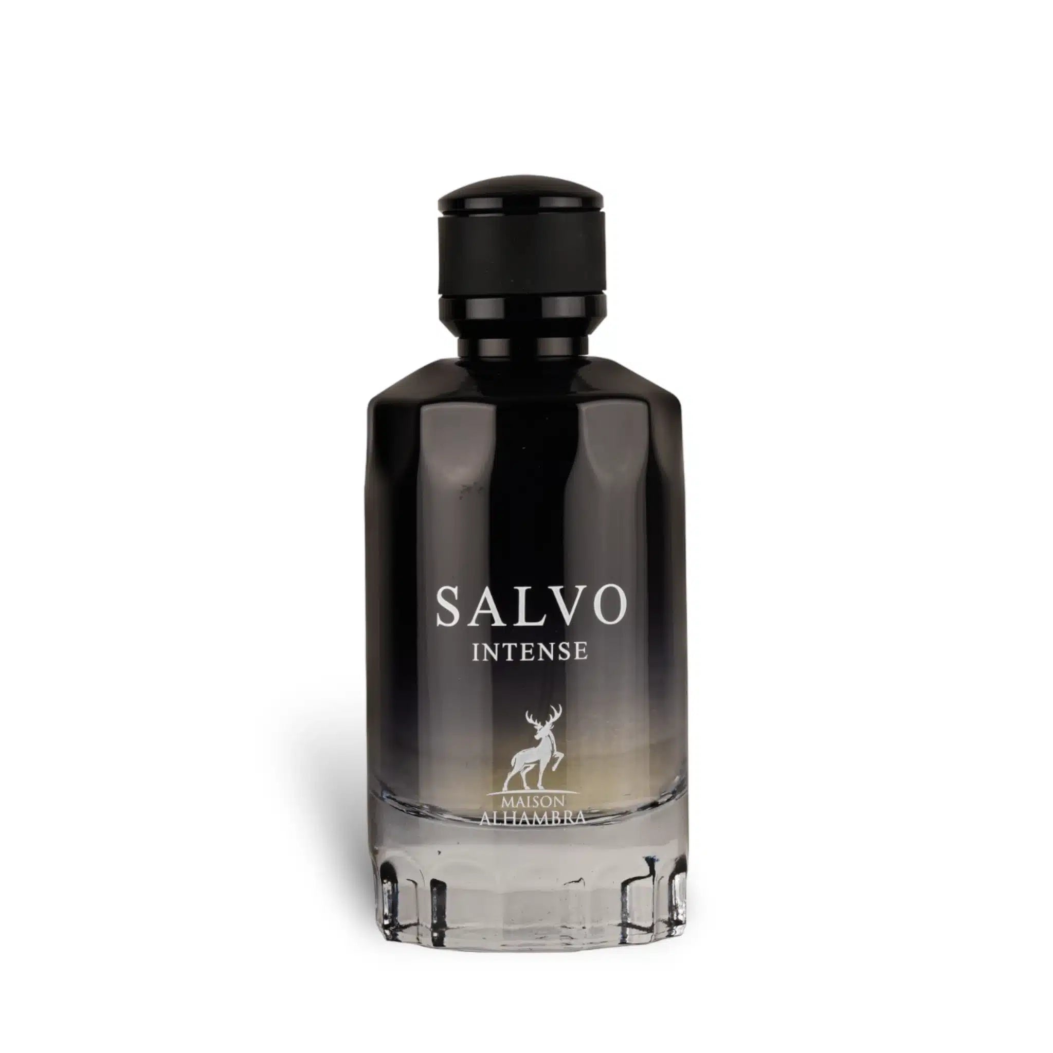Salvo Intense 100ml Eau de Parfum by Maison Alhambra fragrance packaging front view