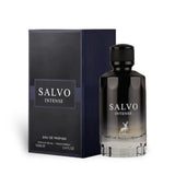Salvo Intense 100ml Eau de Parfum by Maison Alhambra bottle and box
