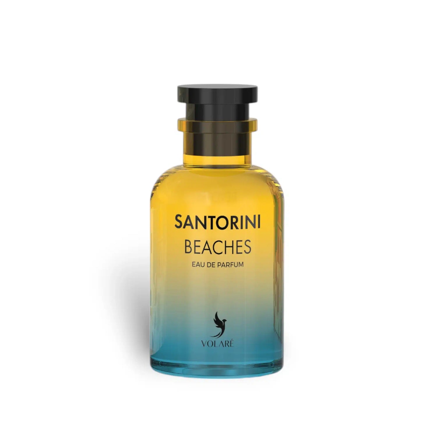 Santorini Beaches 100ml Eau de Parfum by Lattafa fragrance packaging front view