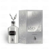 Saqar Platinum 100ml Eau de Parfum by Al Absar bottle and box