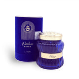 Satee 80g Bukhoor Incense by Lattafa Arabian home fragrance product image