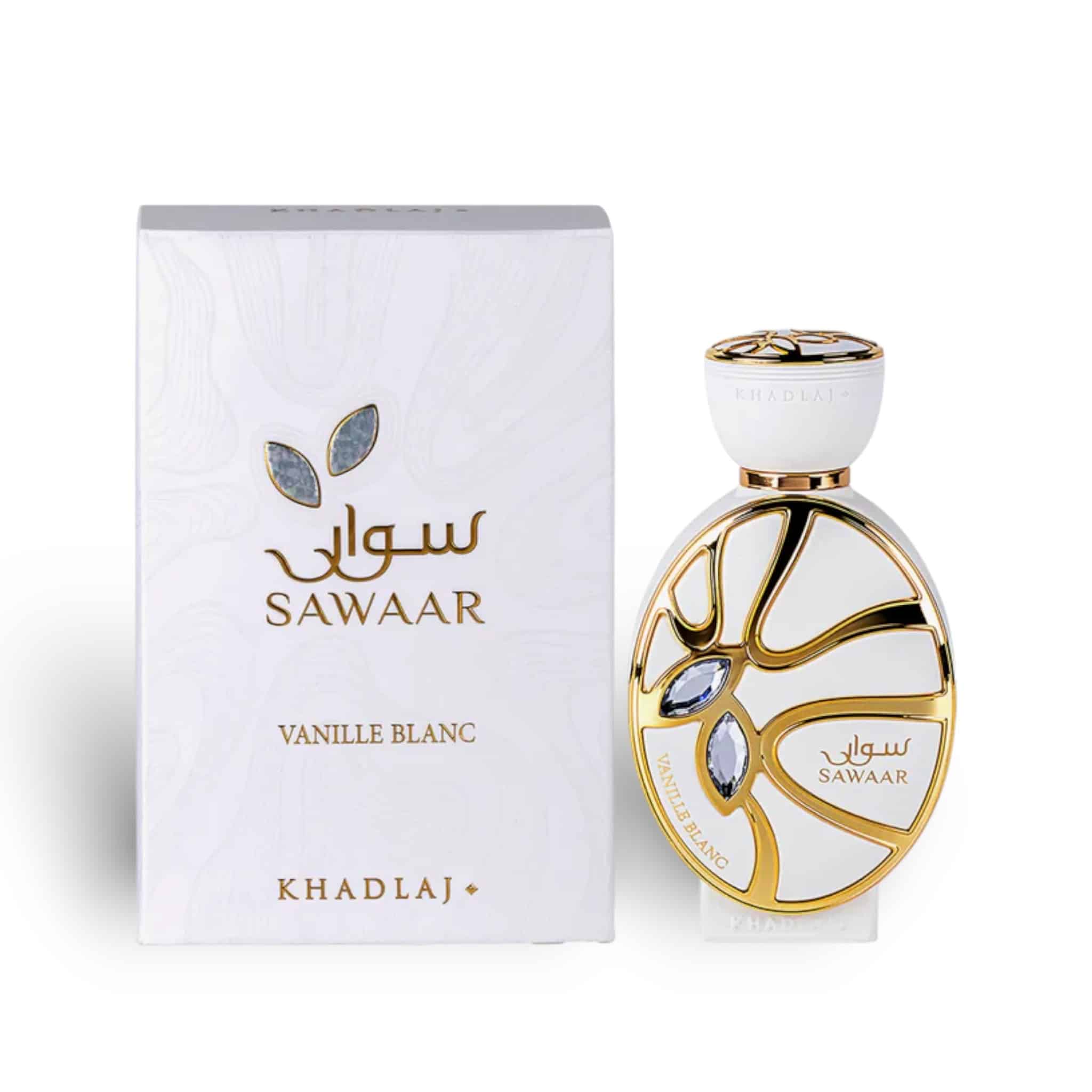 Sawaar Vanille Blanc 100ml Extrait de Parfum by Khadlaj fragrance bottle