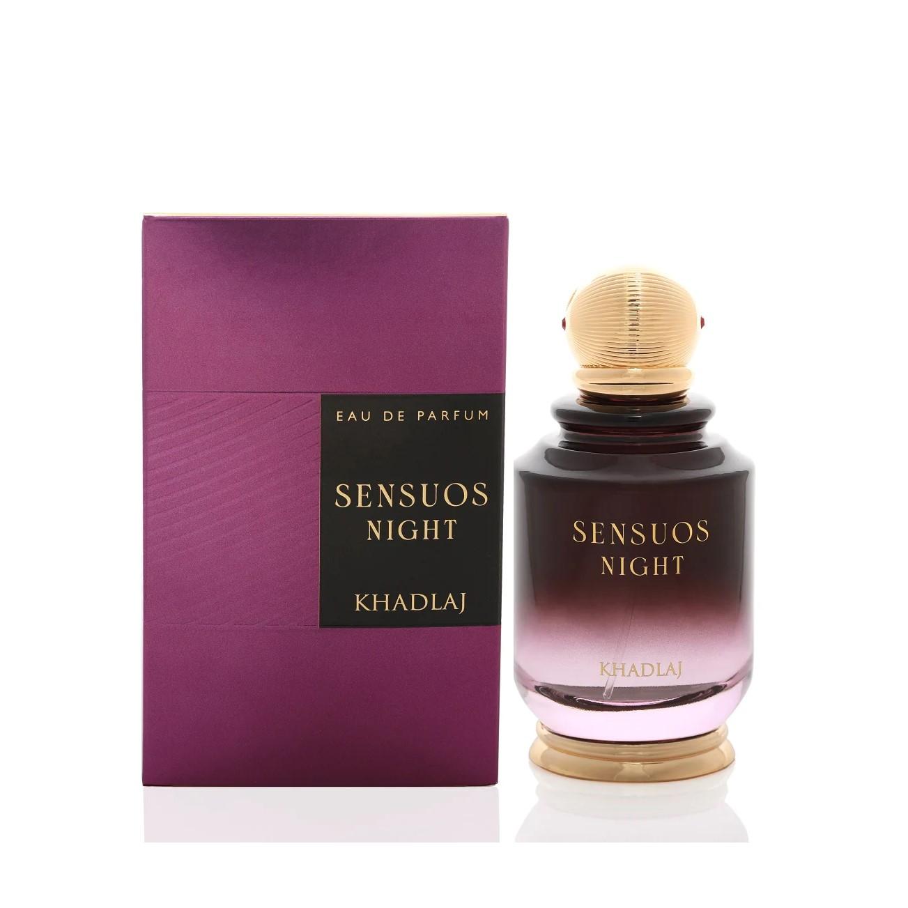 Sensuous Night 100ml Eau de Parfum by Khadlaj bottle and box