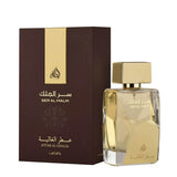 Ser Al Malik Al Ghalia 100ml Perfume Oil by Lattafa perfume oil bottle