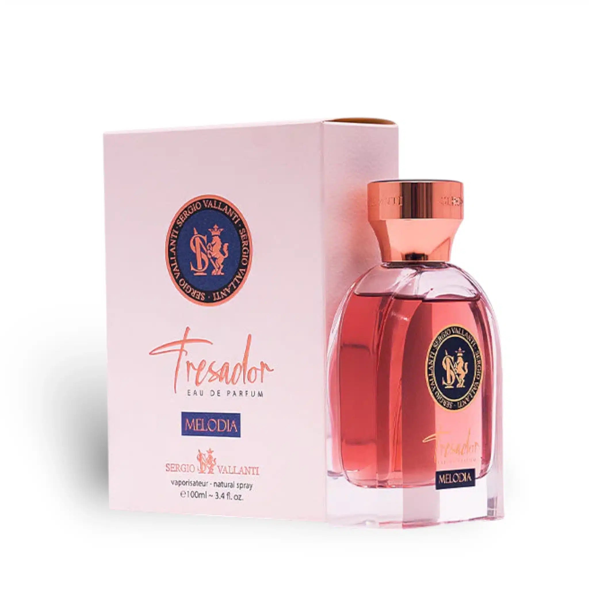 Sergio Vallanti Tresador Melodia 100ml Eau de Parfum by Dumont Paris fragrance bottle