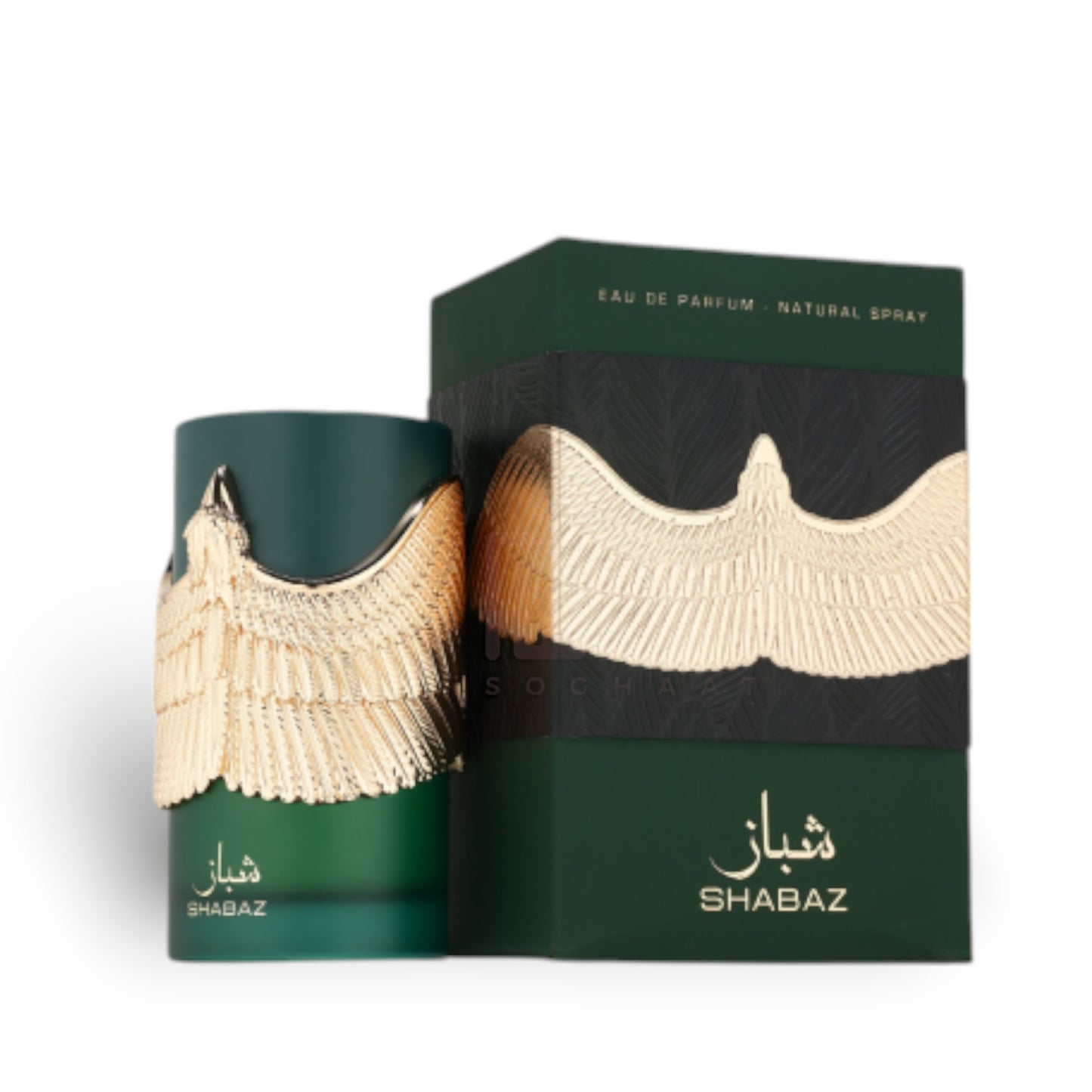 Shabaz 100ml Eau de Parfum by Athoor Al Alam bottle and box