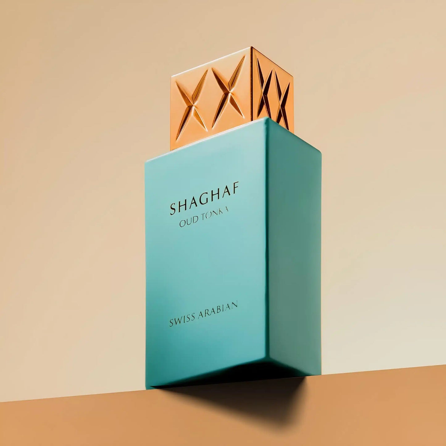 Shaghaf Oud Tonka 75ml Eau de Parfum by Swiss Arabian perfume bottle close up