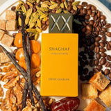 Shaghaf Vanilla Toffee 75ml Eau de Parfum by Swiss Arabian bottle and box