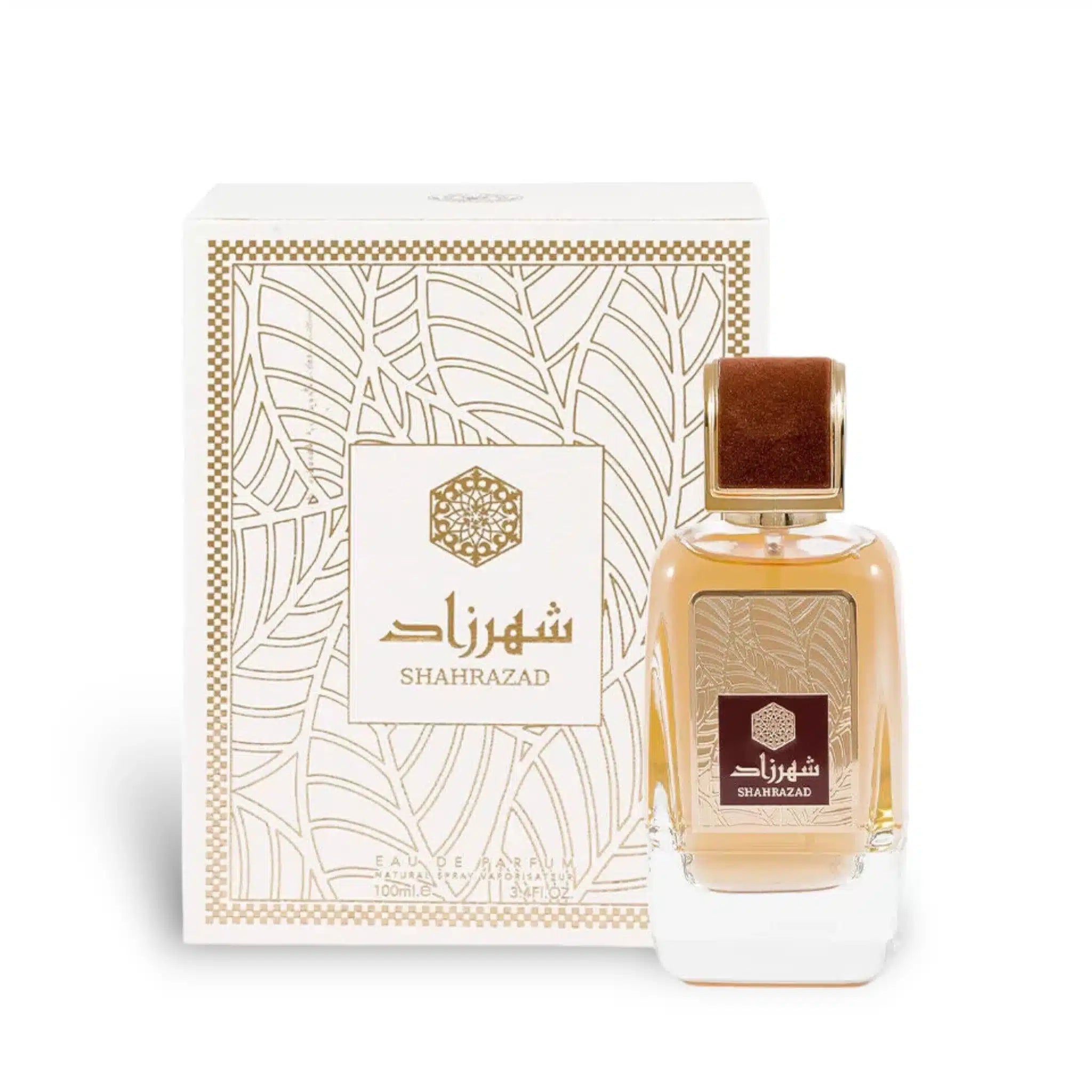 Shahrazad 100ml Eau de Parfum by Ard Al Zaafaran bottle and box