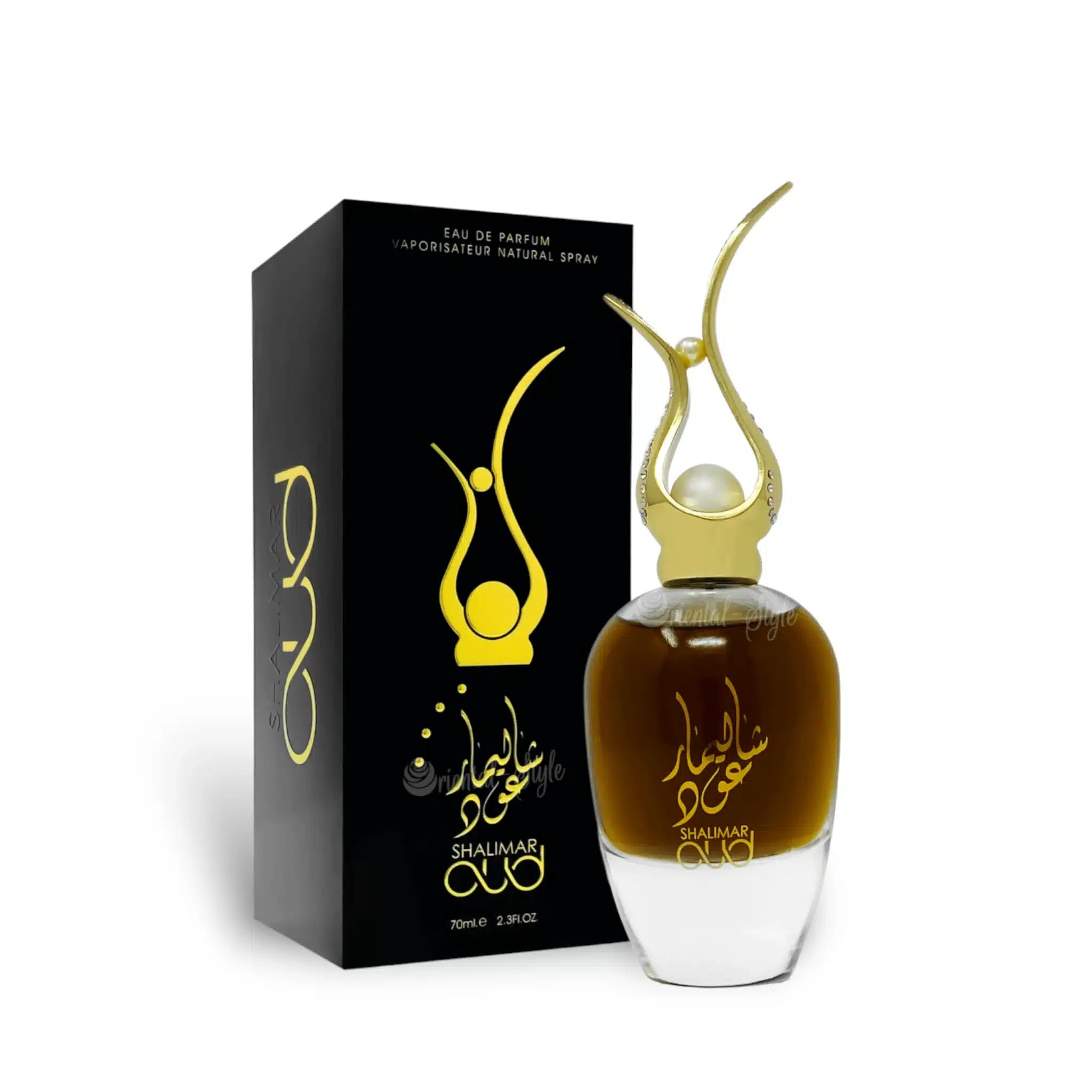 Shalimar Oud 70ml Eau de Parfum by Ard Al Zaafaran bottle and box