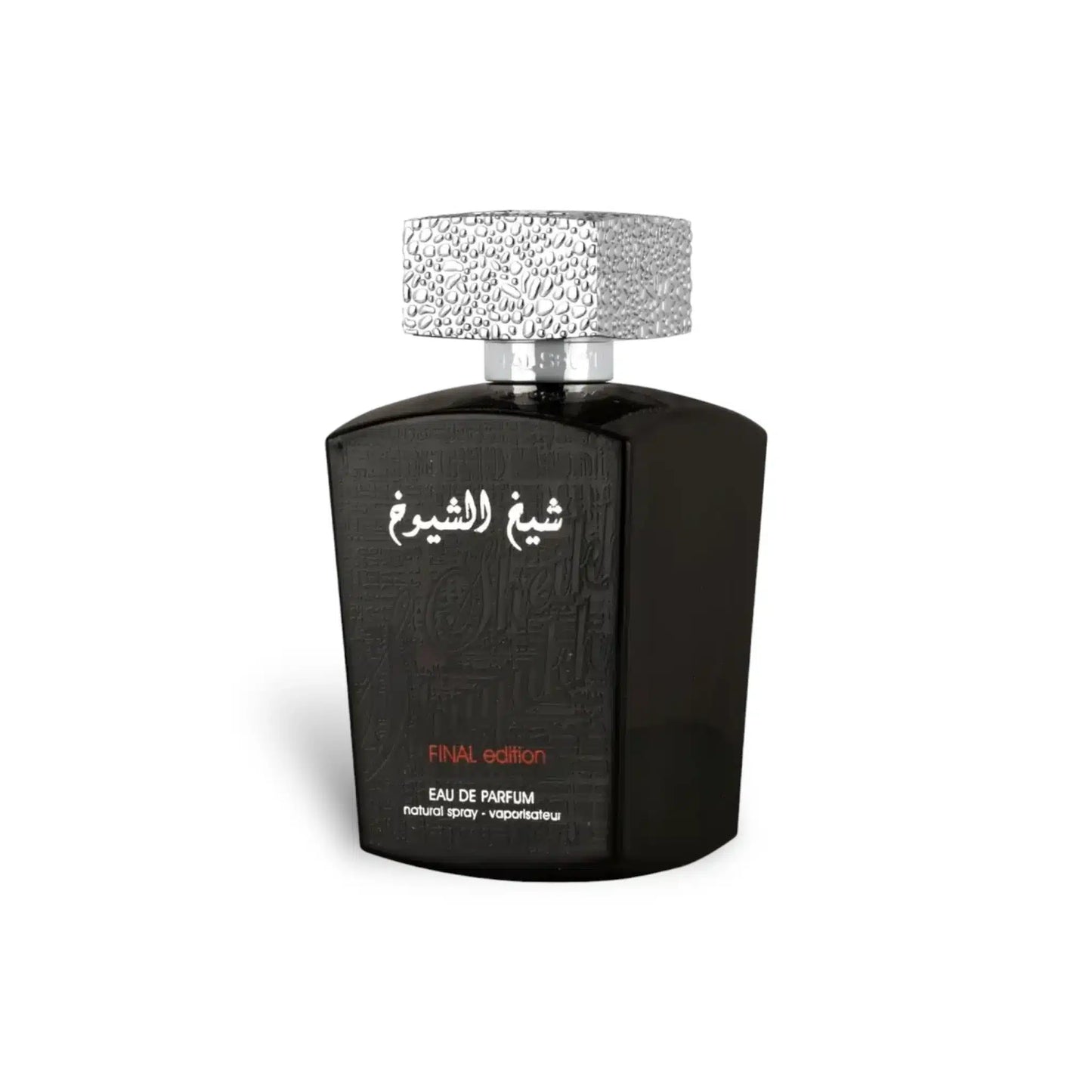 Sheikh Al Shuyukh Final Edition 100ml Eau de Parfum by Lattafa fragrance packaging front view