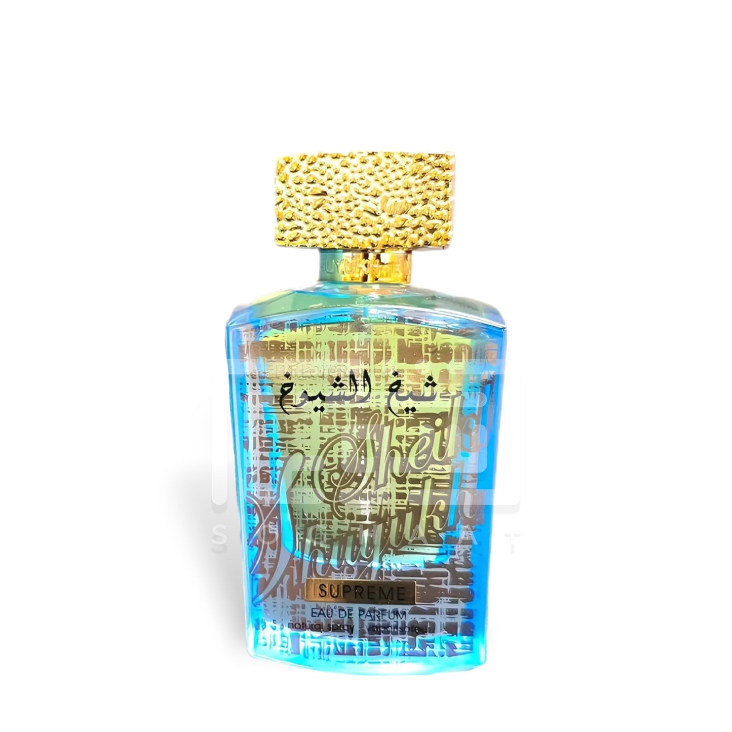 Sheikh Al Shuyukh Supreme 100ml Eau de Parfum by Lattafa fragrance packaging front view
