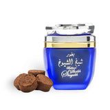 Sheikh Shuyukh (Arabian Incense) 80g Bukhoor Incense by Ard Al Zaafaran bakhoor incense packaging