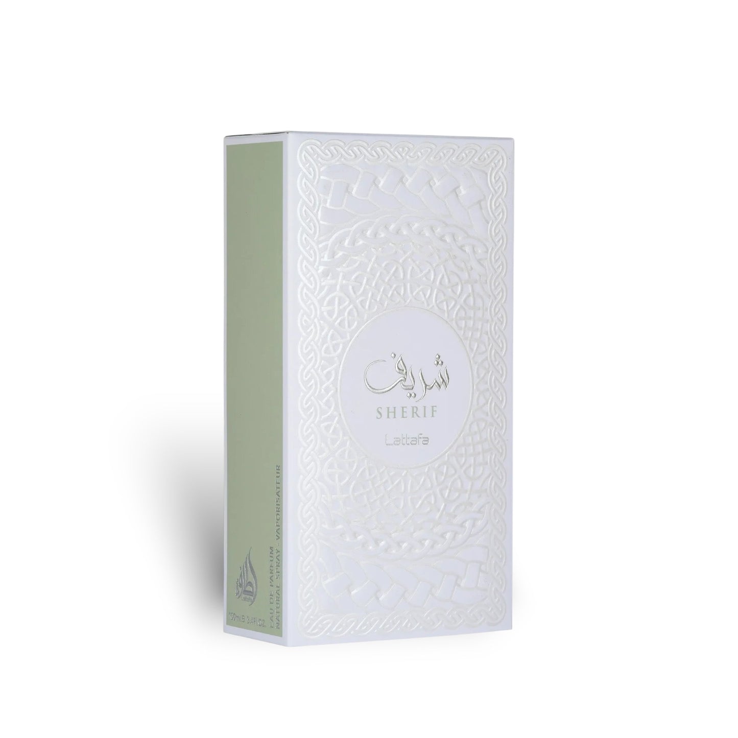 Sherif 100ml Eau de Parfum by Lattafa perfume bottle close up